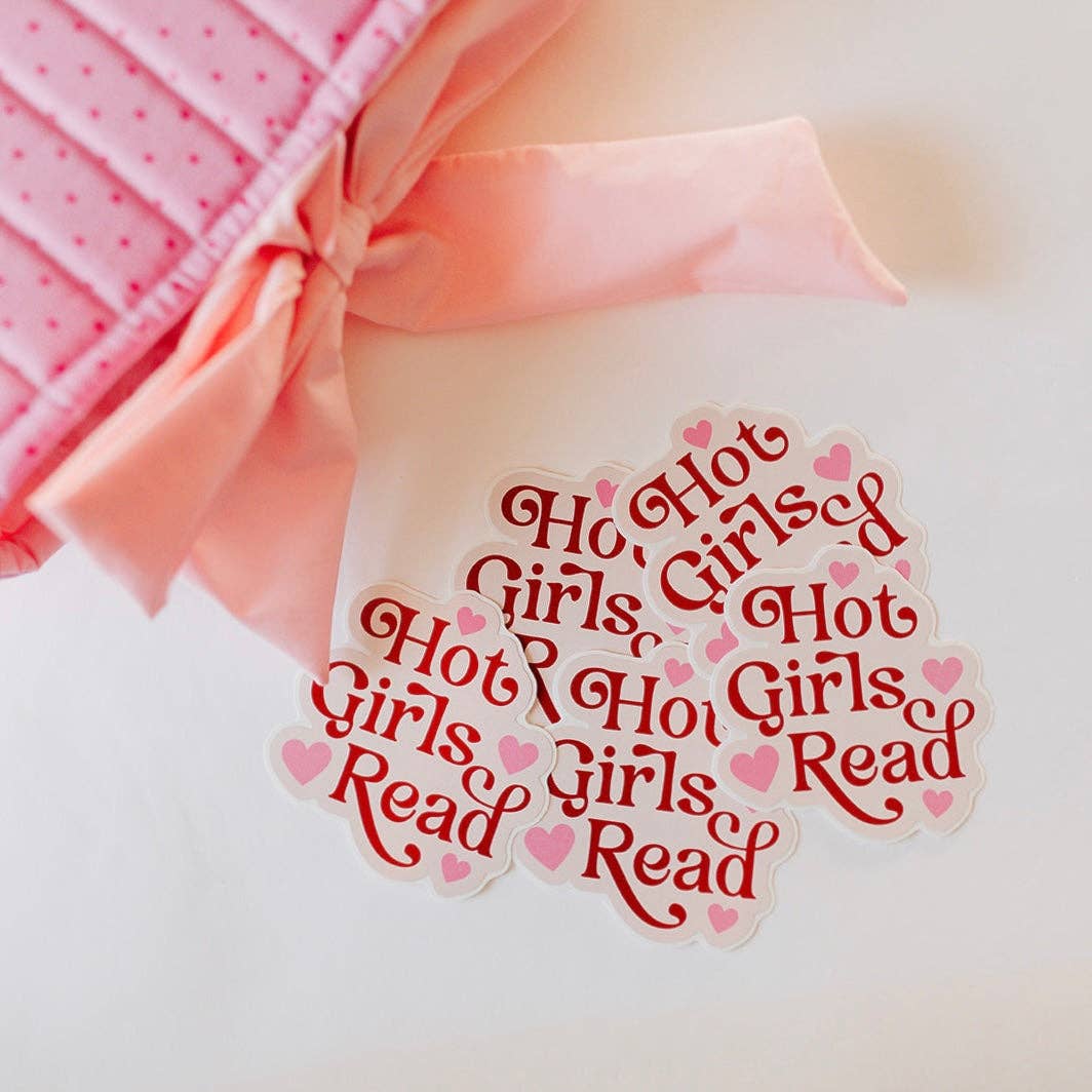 Hot Girls Read Sticker