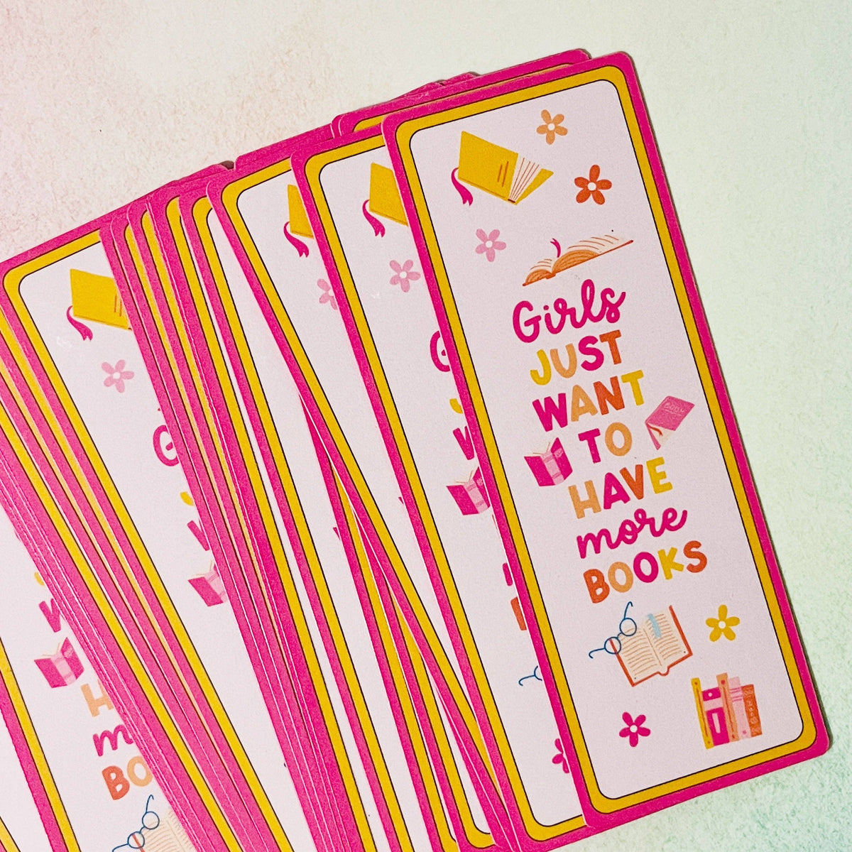 Bookmark - Girls Just Want More Books