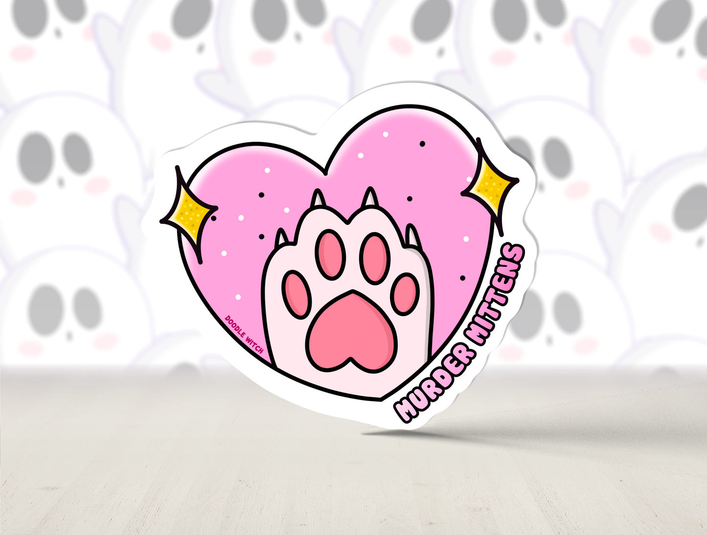 Murder Mittens Sticker