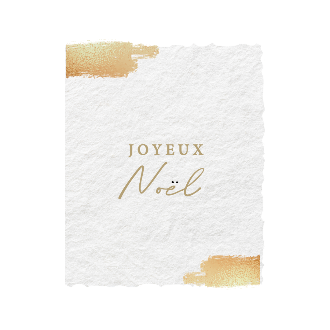 Joyeux Noël | Foil French Christmas Holiday Card