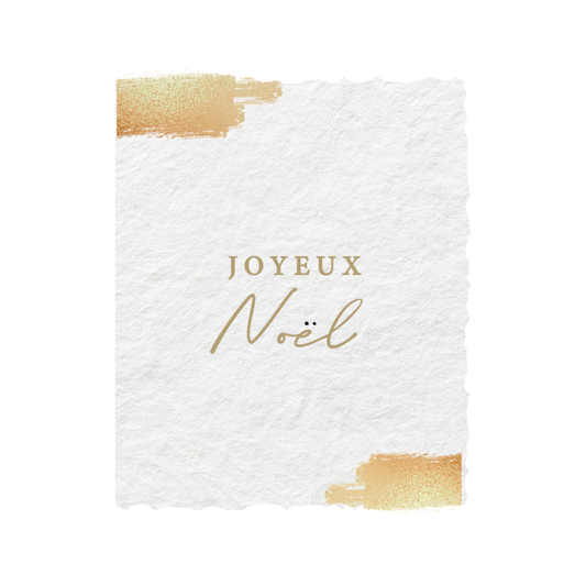 Joyeux Noël | Foil French Christmas Holiday Card