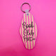 Book Club Hottie Motel Style Keychain