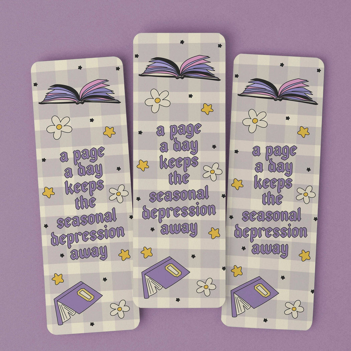 Bookmark - A Page A Day Keeps The Seasonal Depression Away