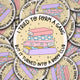 Sticker - It turned Into A Book Club