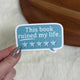 Sticker - This Book Ruined My Life Review Sticker