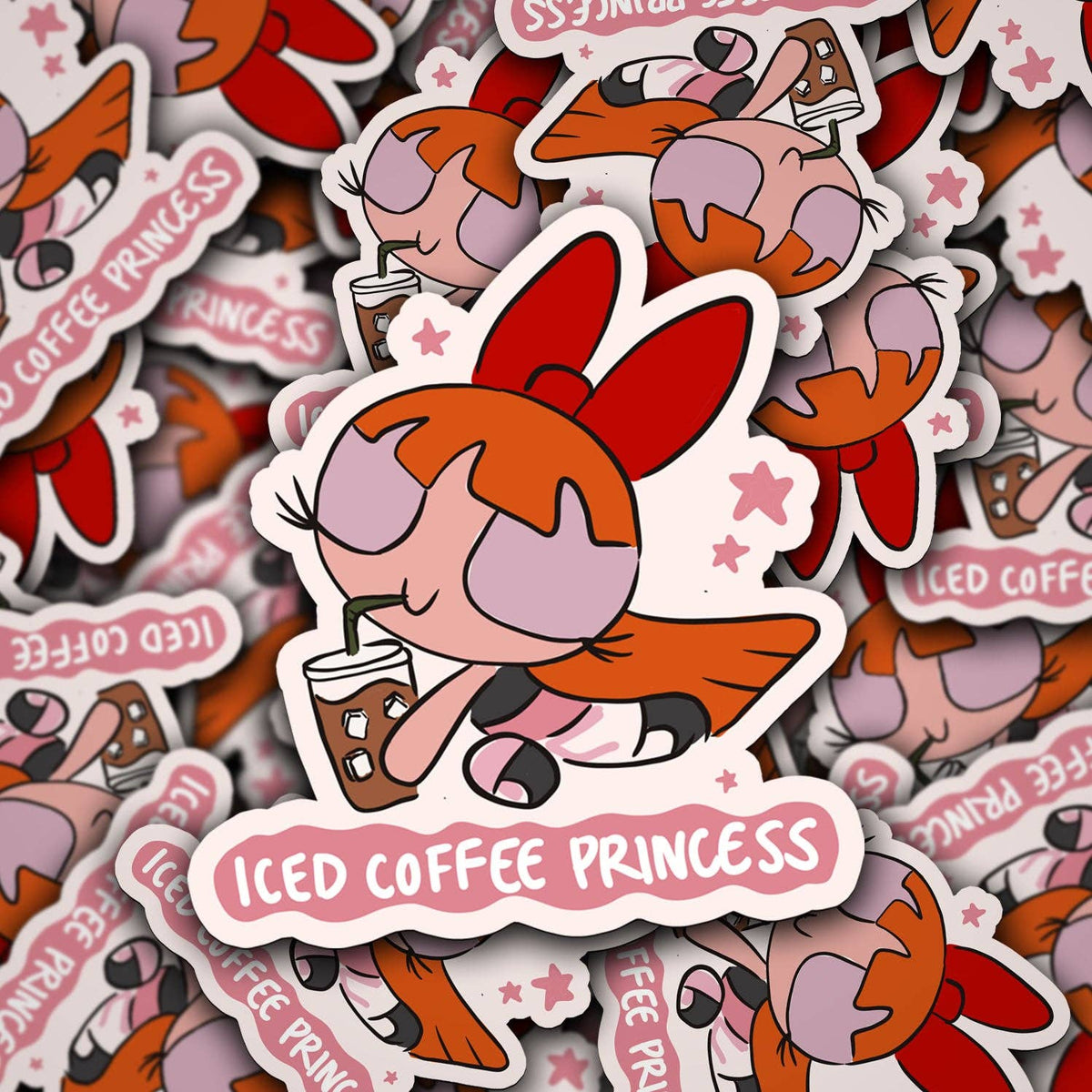 Sticker - Iced Coffee Princess