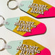 It's Not Hoarding If It's Books Motel Style Keychain