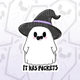 It Has Pockets Ghost Sticker