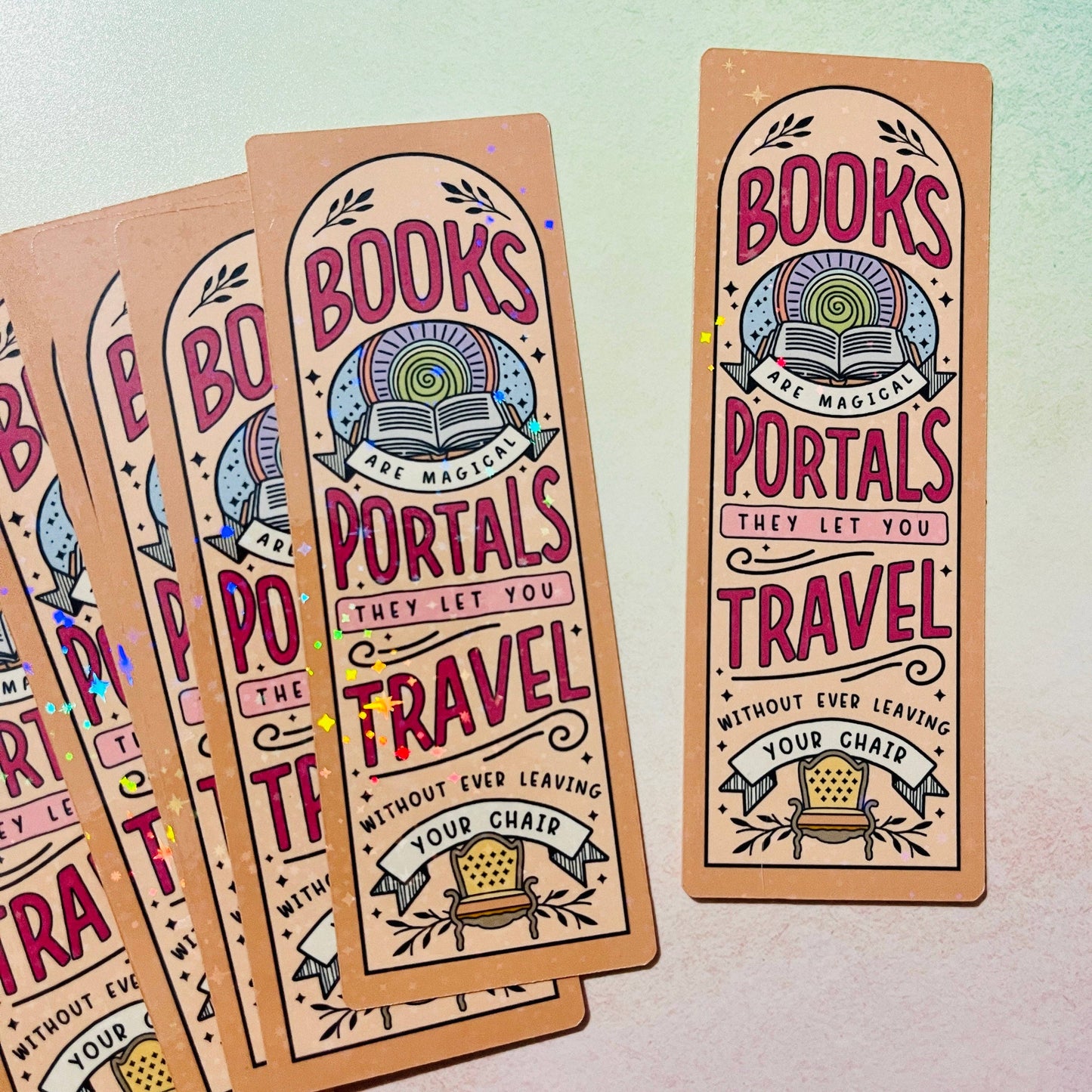 Books Are Magical Portals Bookmark